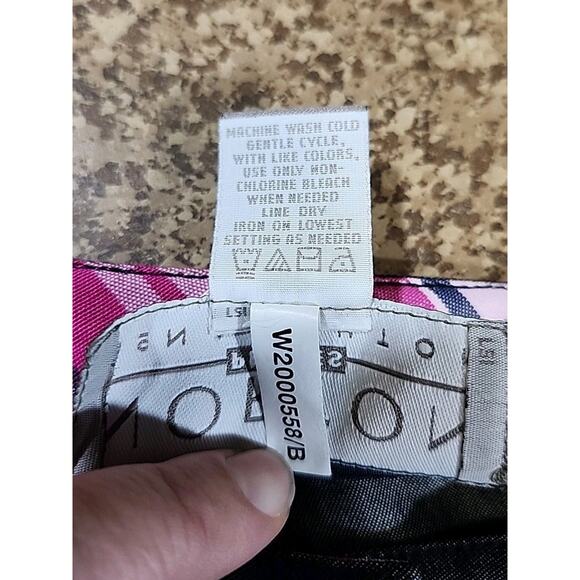 Norton Mcnaughton Womens Dress Pants Size 10P Straight Leg Black Shimmer Pleated - Picture 8 of 8